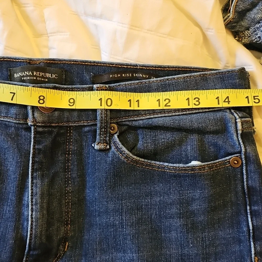 Banana Republic High Rise Skinny Jeans